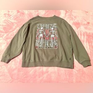 Vans Olive Green Crewneck Size Large